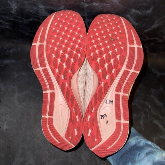 Nike Air Zoom Pegasus 35 PRM White Pink Athletic Running Shoes Sneakers Size 6.5 - Picture 7 of 8